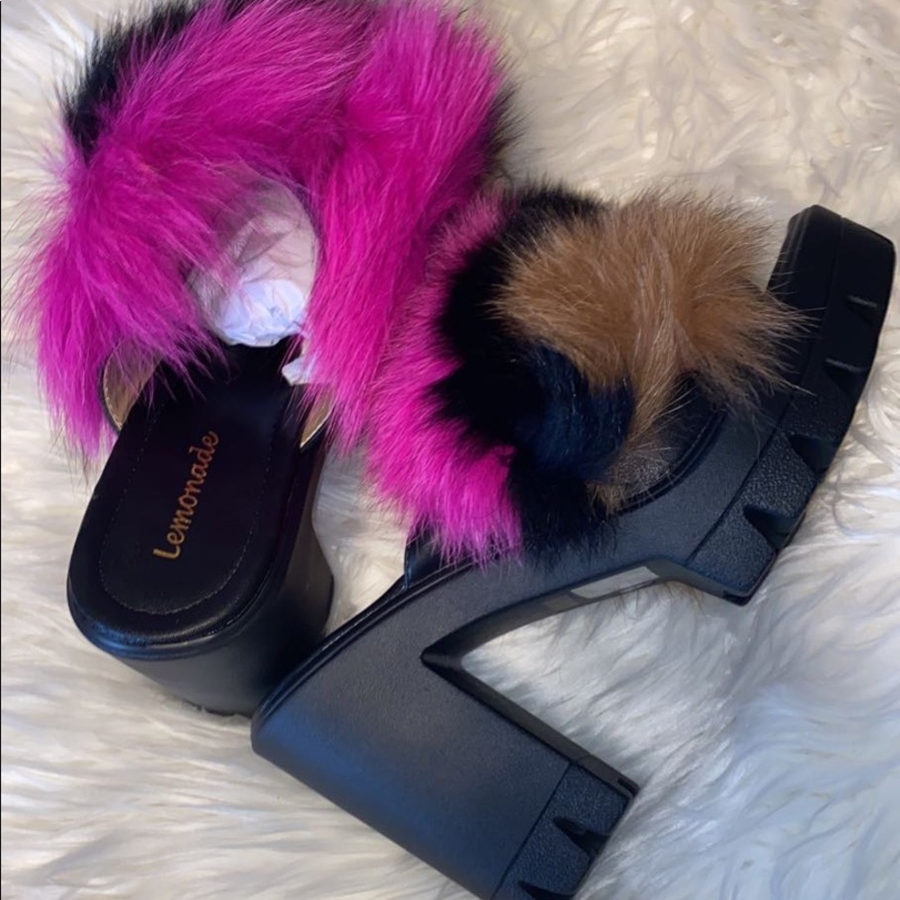 Furry Femme Heels